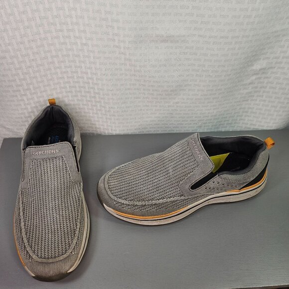 Skechers Men's Size 13 Grey Go Walk Air-Cooled Mesh Slip-On Loafers - Picture 1 of 11